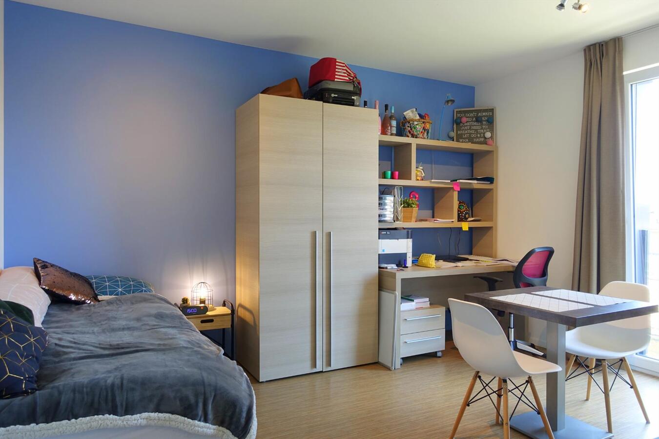 Ruime studio in studentenresidentie 