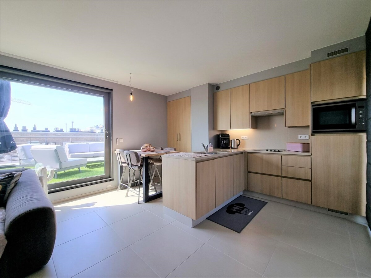Prachtige penthouse met enorm terras (110m²!) en zeezicht - Zeebrugge 