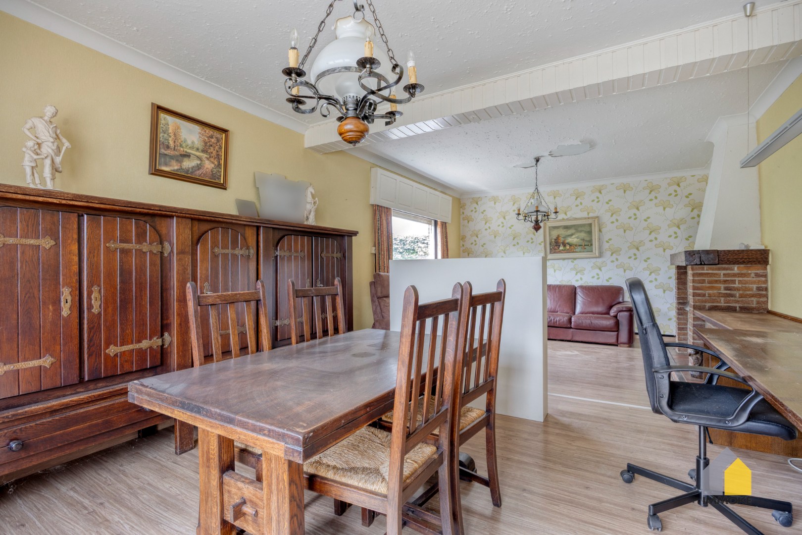 Te renoveren woning met 3 slpks op een perceel van 6 a 44 ca. 