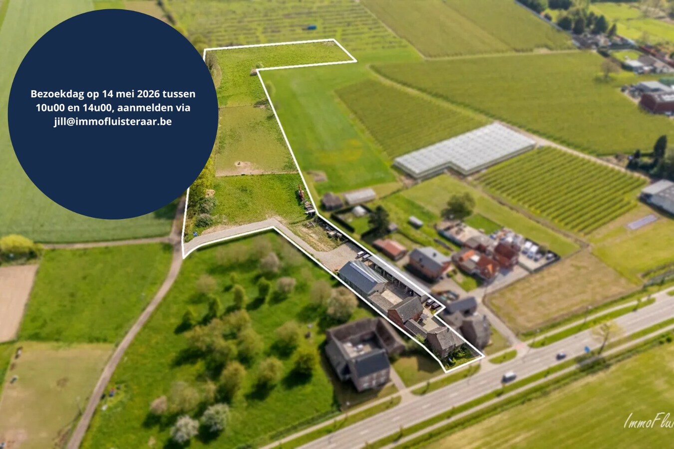 Charmante verder af te werken woning met paardenstallen en weide op ca. 1,7 ha te Geetbets 