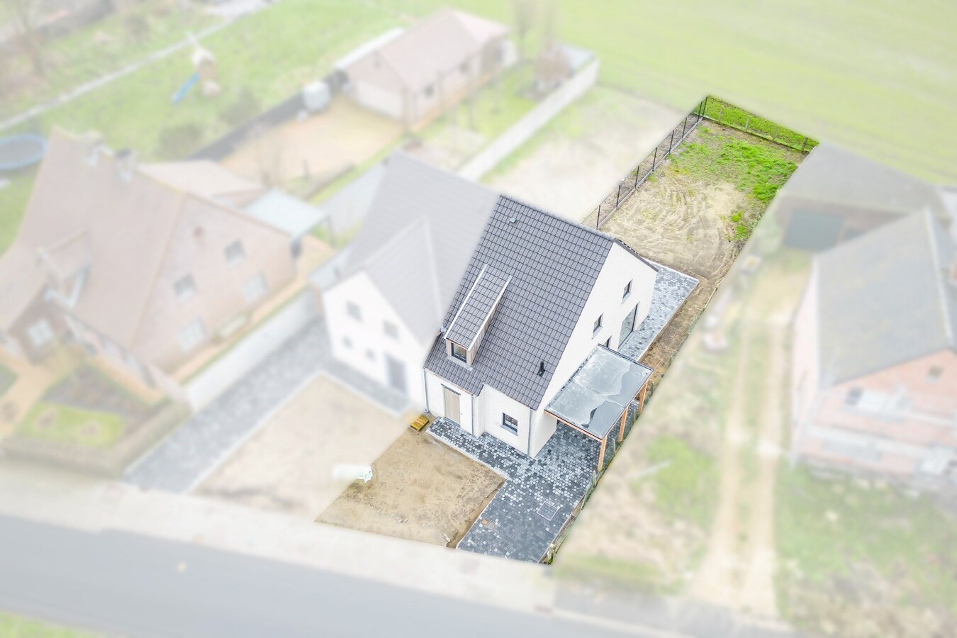 Halfopen nieuwbouwwoning met 3 slaapkamers te Koekelare 