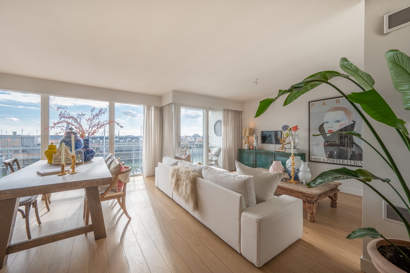 Uiterst knap appartement van 114m² met prachtige zichten - Zeebrugge 