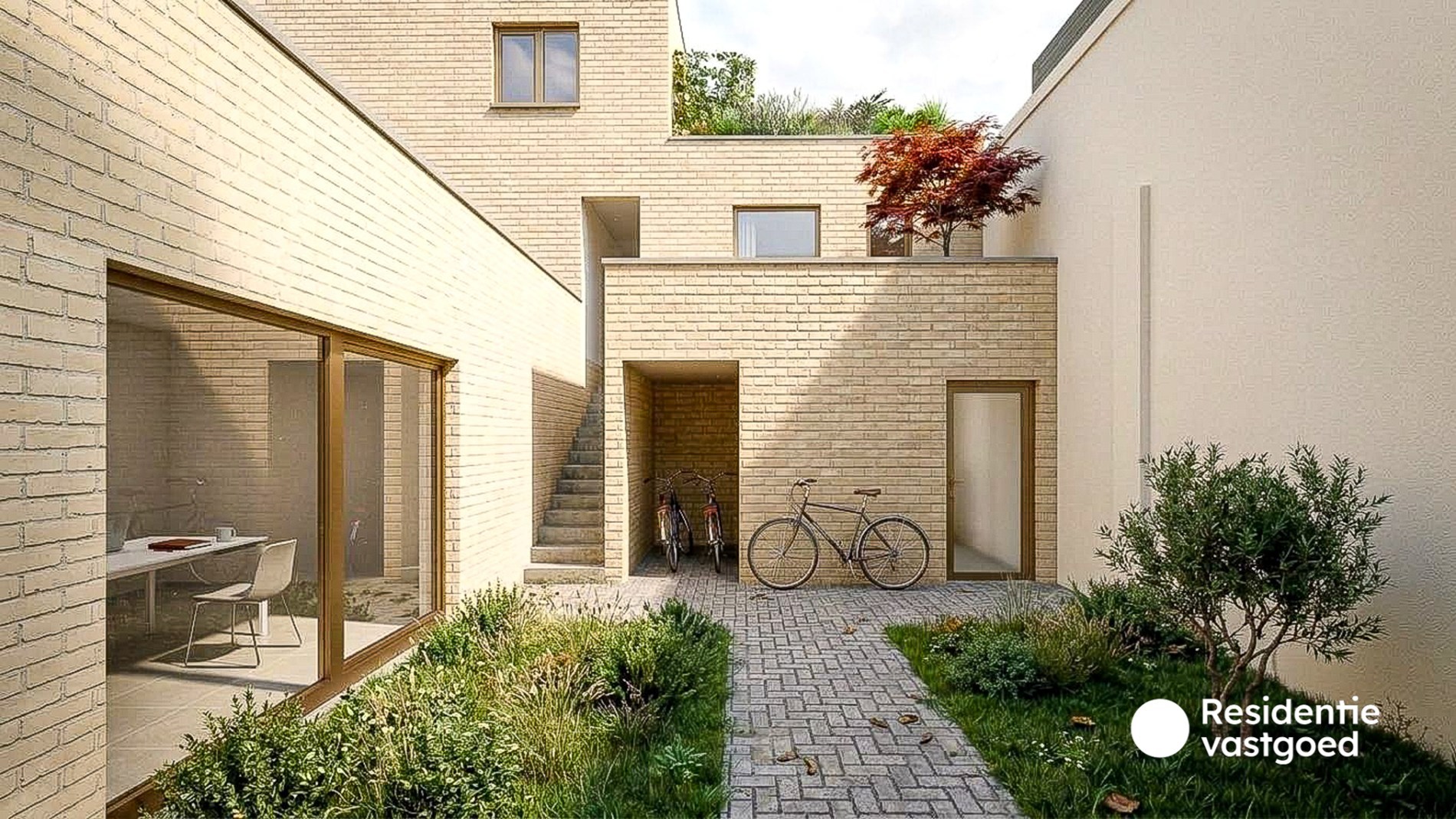 Uniek wonen in een iconisch architecturaal kader, pal in het centrum van Gistel 