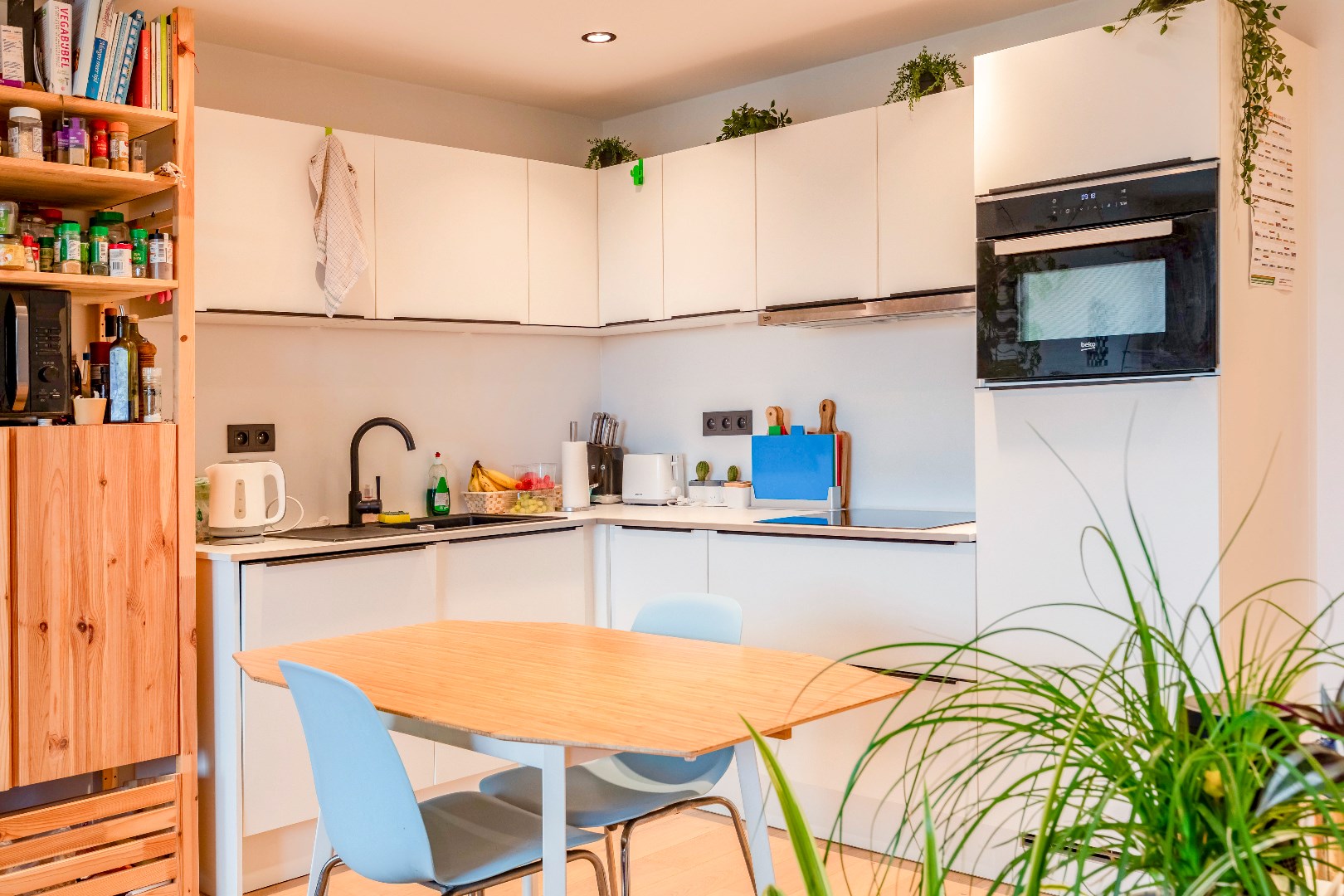 Instapklaar 2 slp. appartement met terras en grote gemeenschappelijke tuin. 