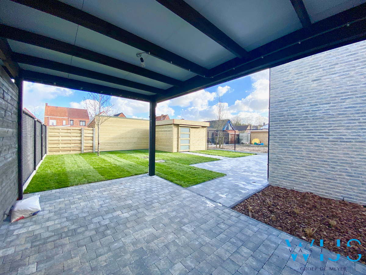 Nieuwbouwwoning met 3 slaapkamers en tuin te Maldegem ! 