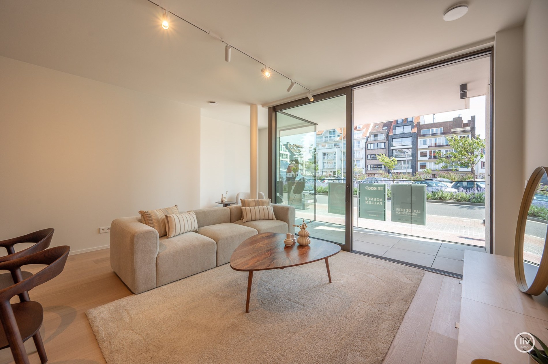 Appartement neuf exclusif avec trois chambres au cœur de Knokke. 