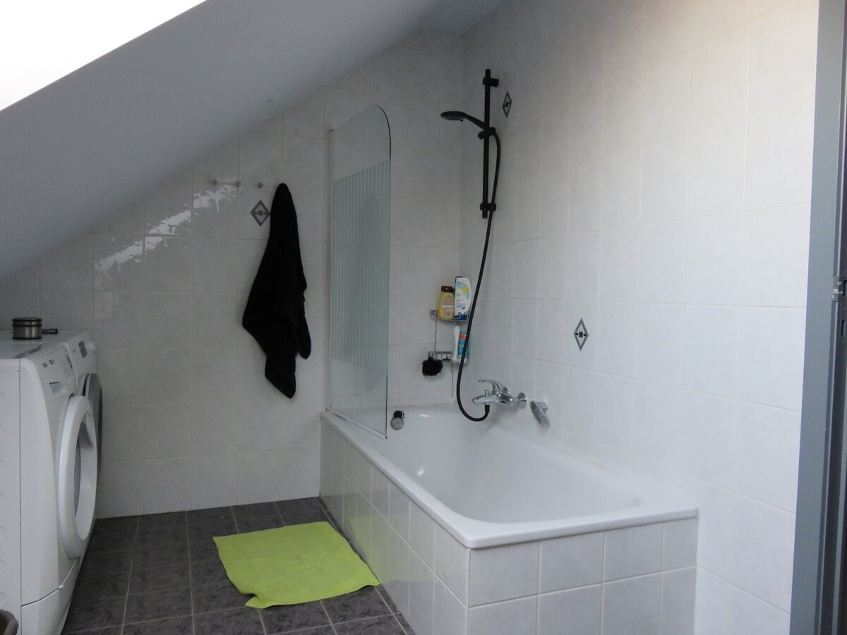 RUIM DAKAPPARTEMENT MET 2 SLAAPKAMERS IN CENTRUM BERINGEN 