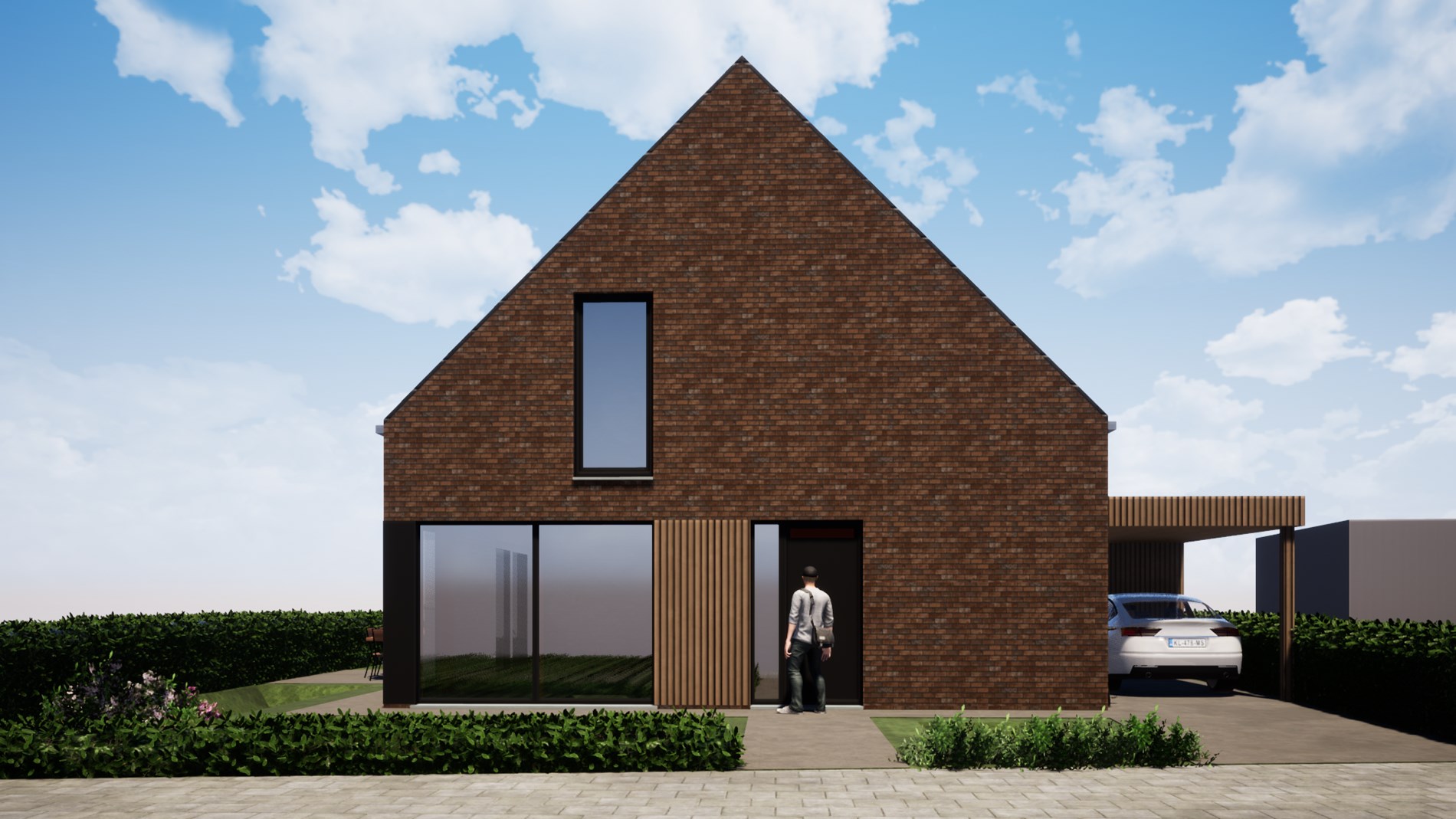 Moderne nieuwbouwvilla nabij centrum Oudenburg 