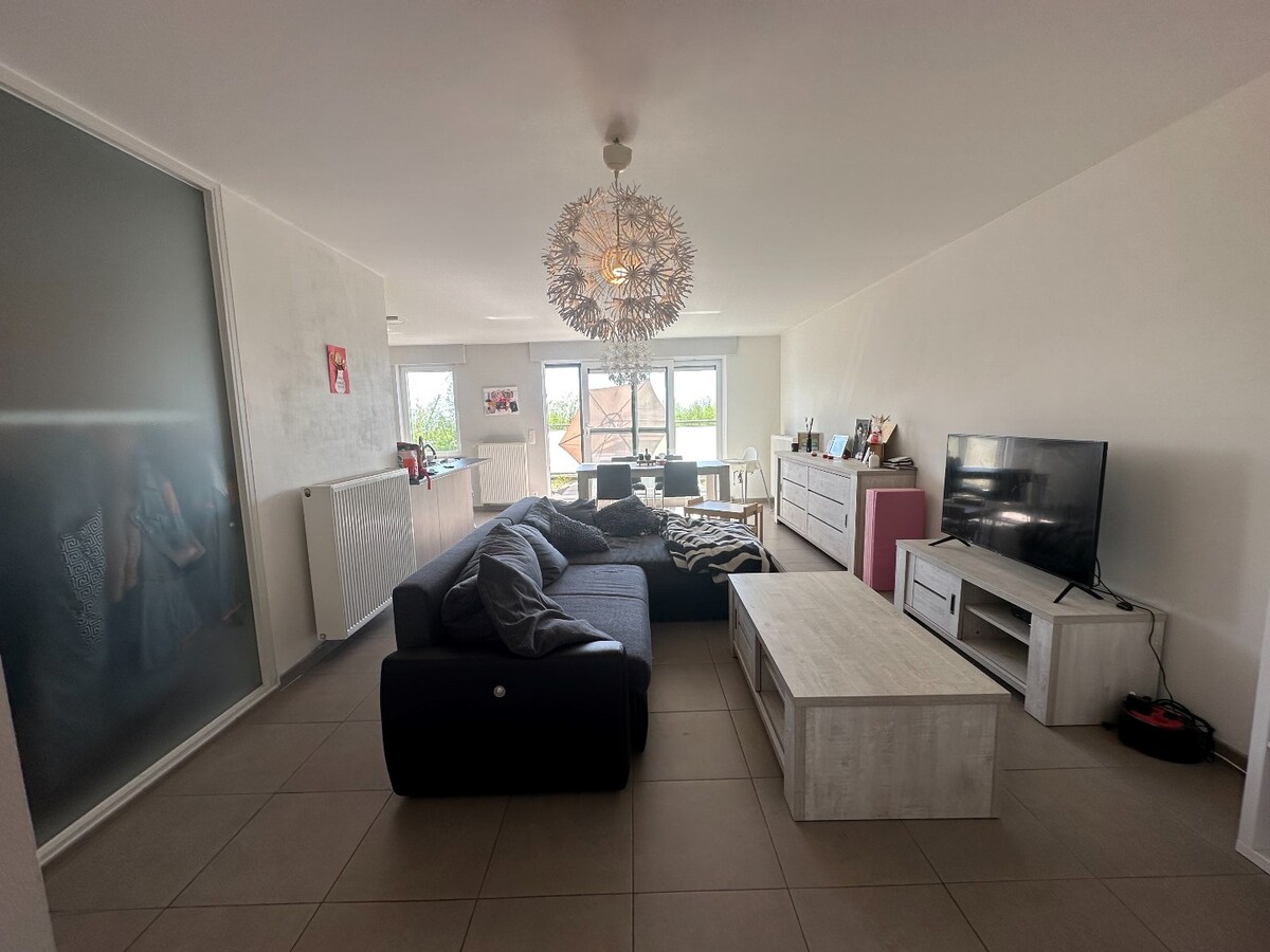 Ruim appartement met 2 ruime slaapkamers en zonnig terras 