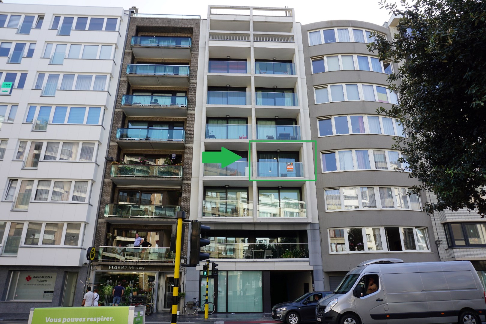 RECENT 2 SLAAPKAMER APP. MET TERRASSEN IN CENTRUM OOSTENDE 