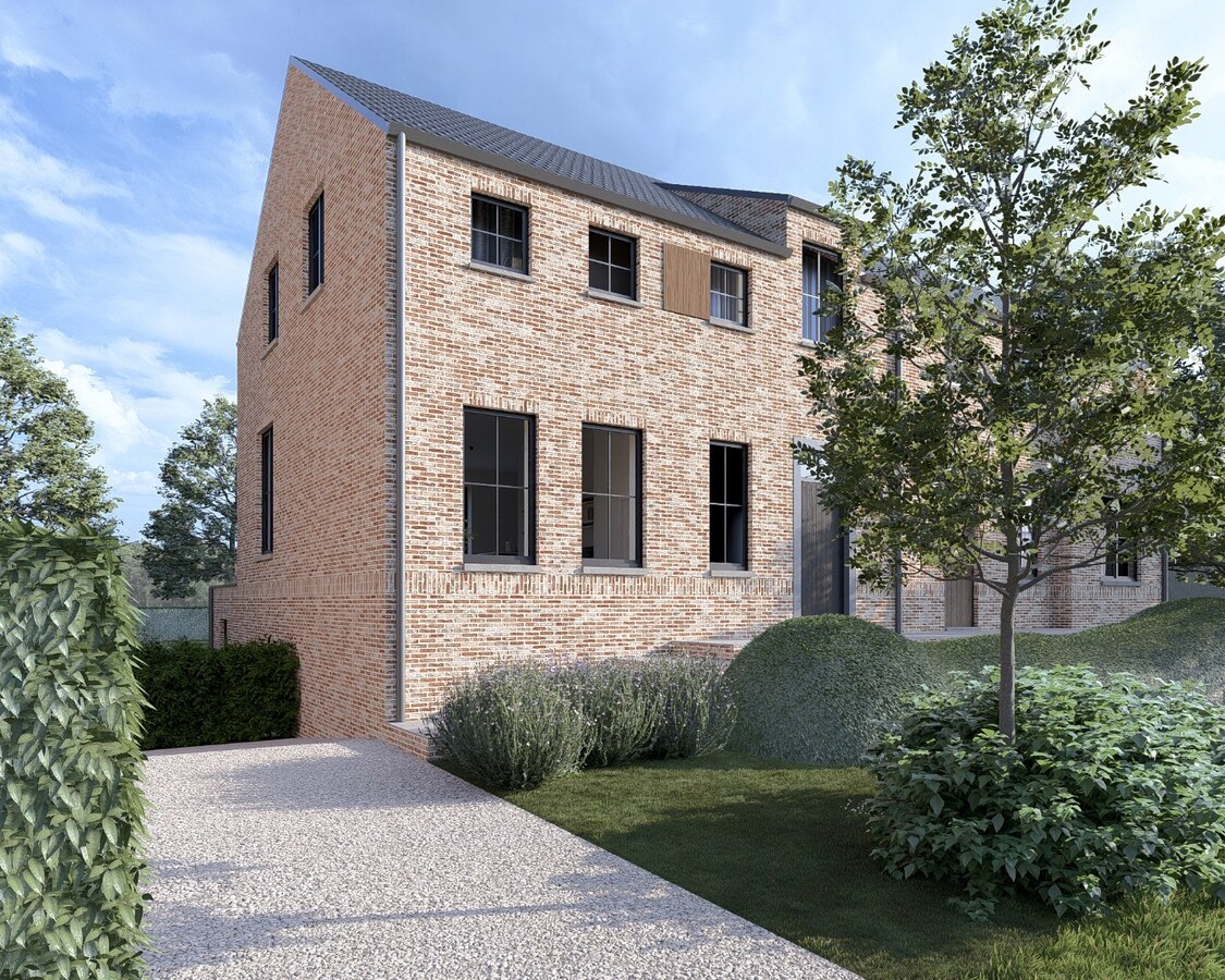 Hoogwaardig afgewerkte halfvrijstaande nieuwbouwwoning op een perceel van 7a78ca te As! 