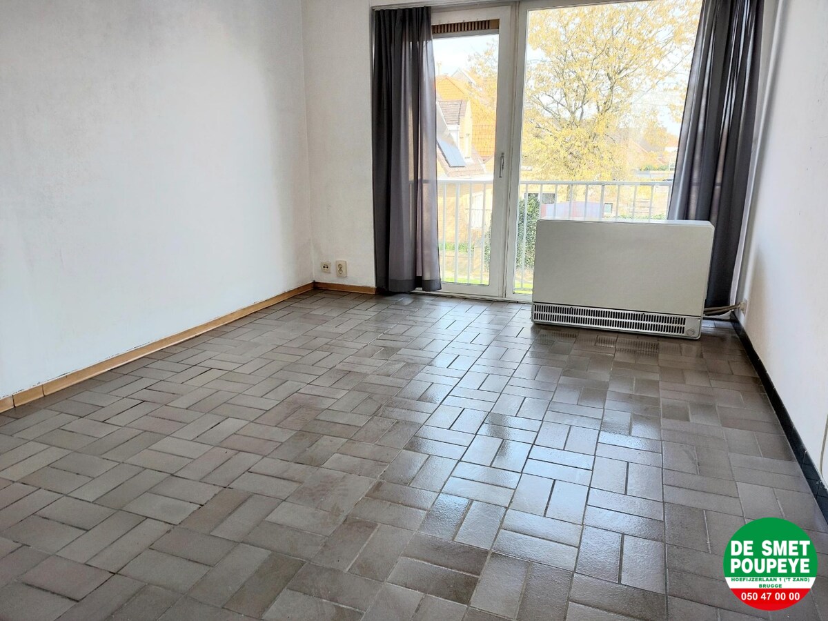 Ruime studio met terras 