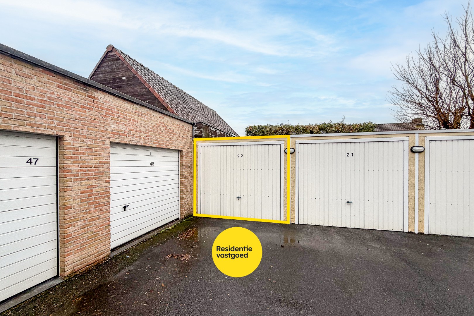 Garagebox in centrum Oudenburg 