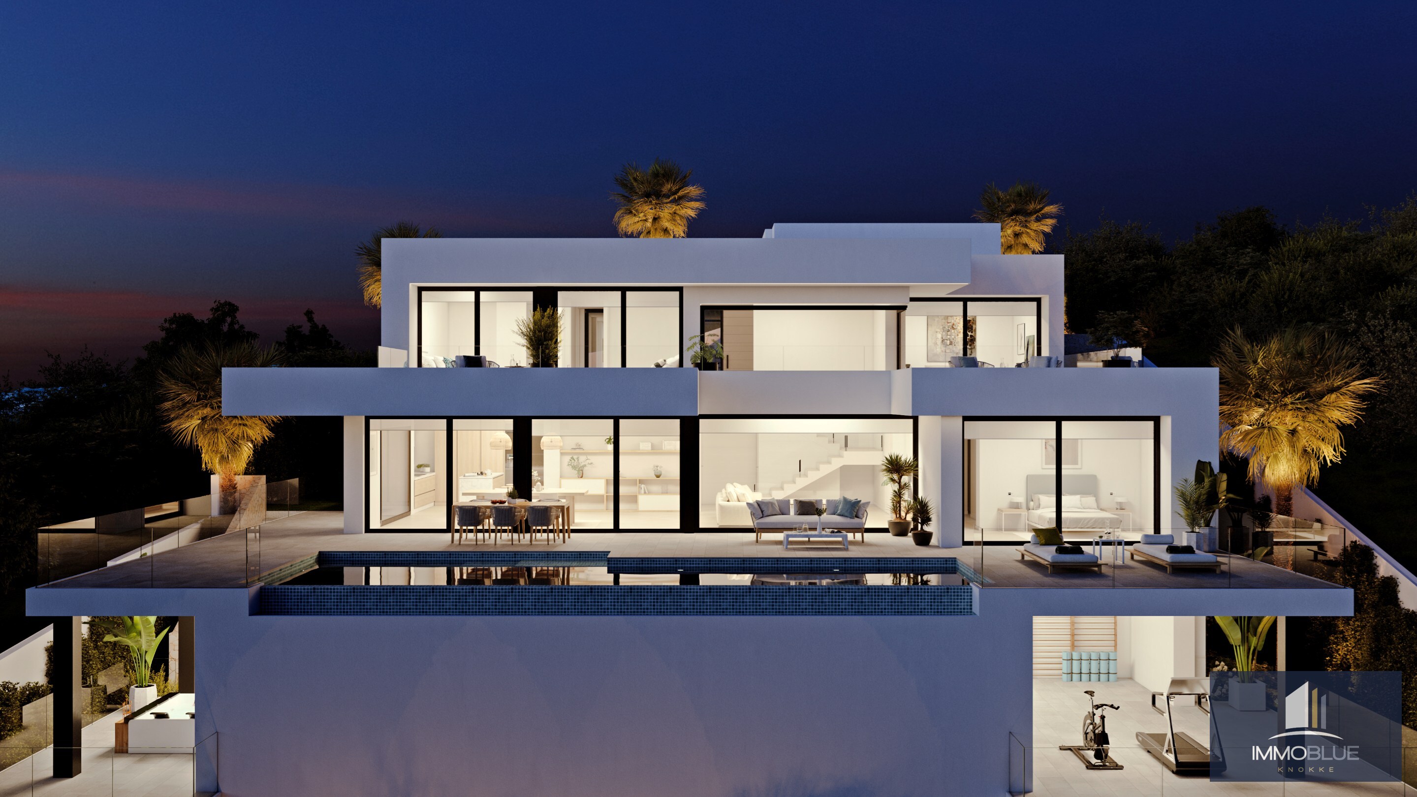 Villa neuve et élégante à Cumbre del Sol. 