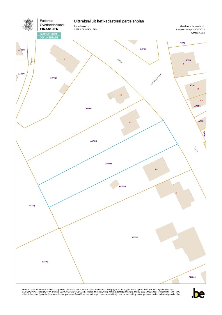 Prachtig perceel bouwgrond voor open bebouwing 