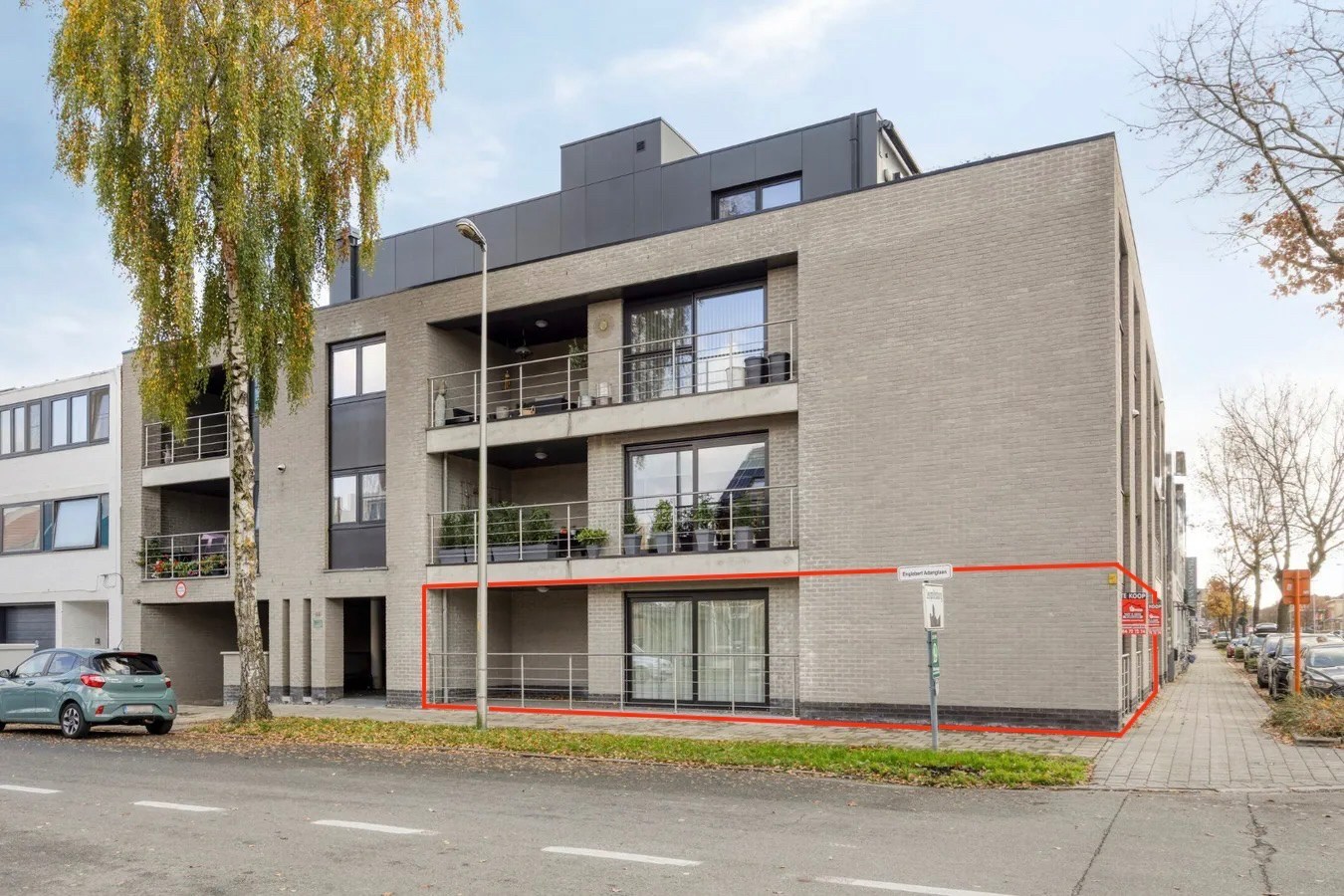 Energiezuinig appartement met 3 slpk., kelderberging en ondergrondse staanplaats in centrum Leopoldsburg 