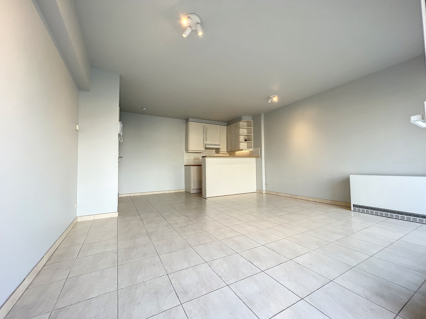 Appartement prêt à emménager avec 1 chambre et terrasse dans un quartier résidentiel calme. 