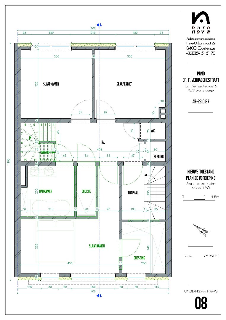 BUITENKANS! Vergunde, te renoveren meergezinswoning met 3 entiteiten 
