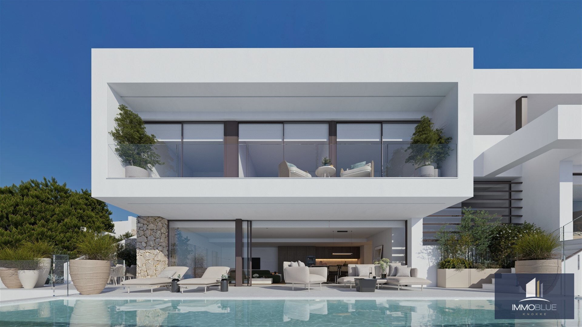 Villa contemporaine avec vue sur la mer à Altea 