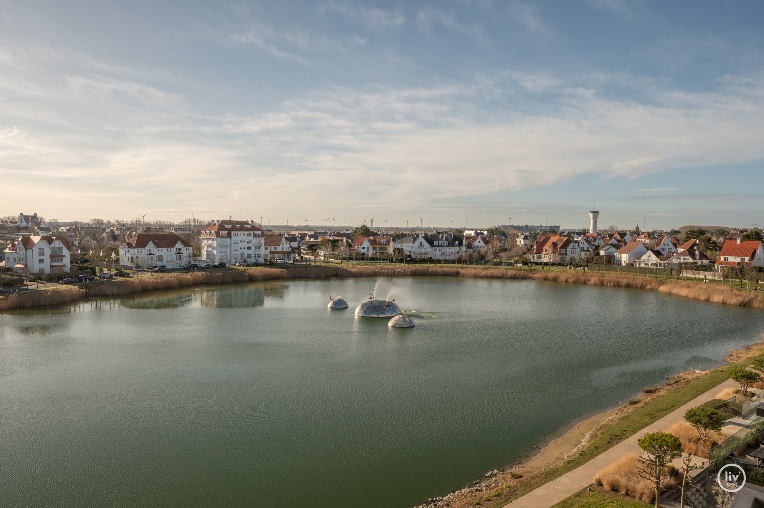 LA RESERVE - Appartement exceptionnel de 3 chambres avec de grandes terrasses offrant une vue sur le ZEGEMEER et le CASINO à Knokke. 