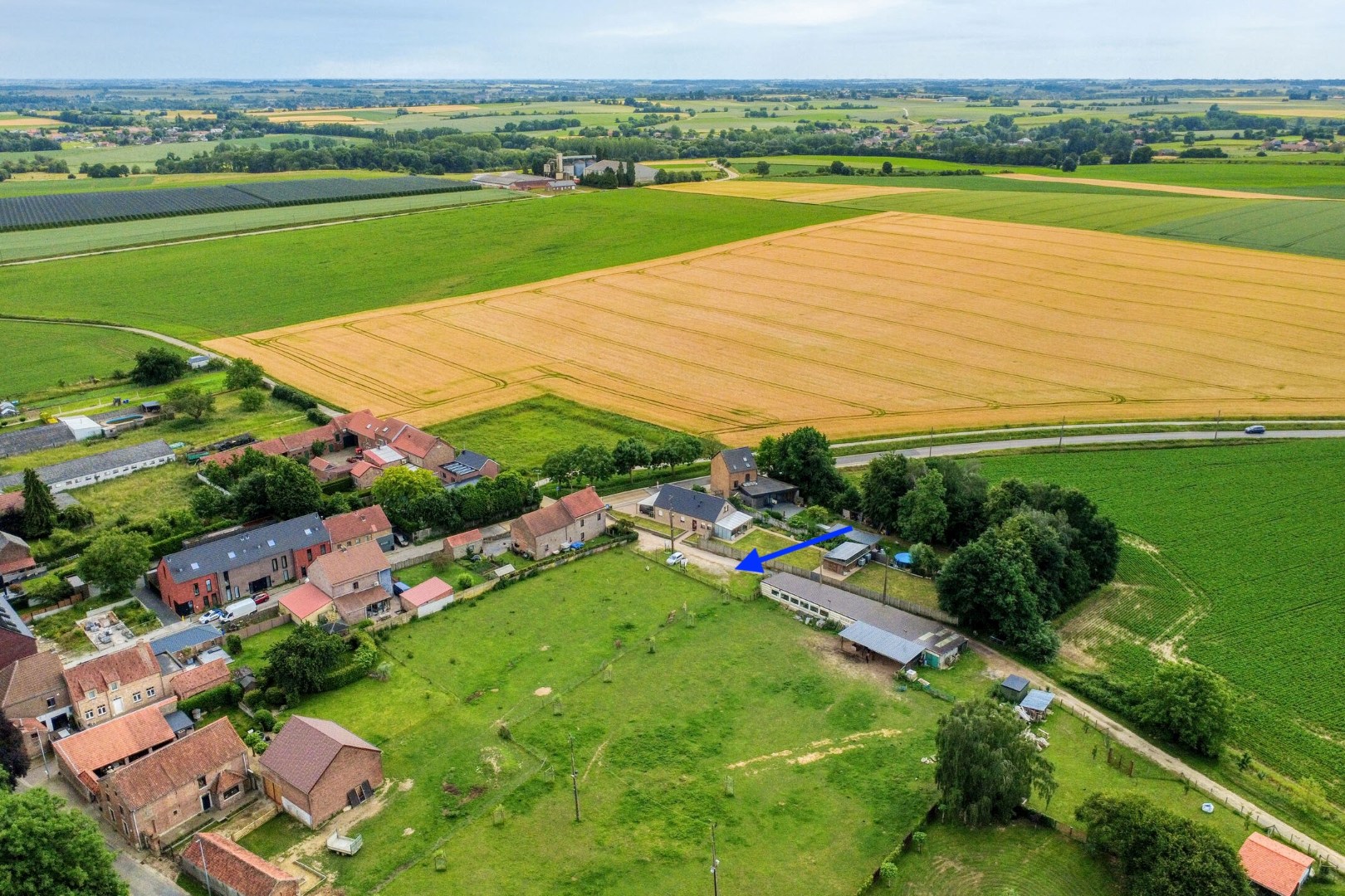 Uniek gelegen perceel bouwgrond voor open bebouwing - 13a 76ca 