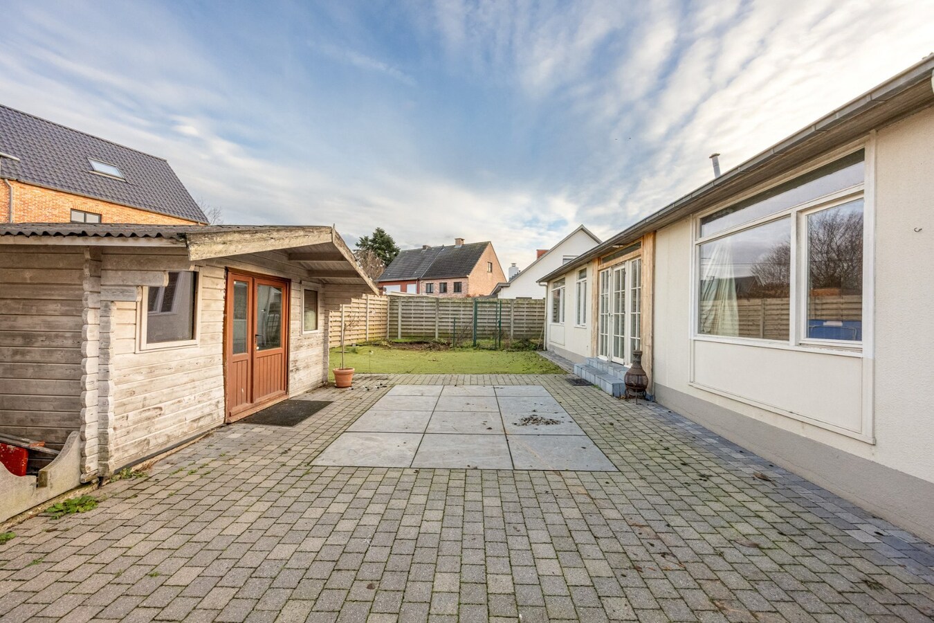 Op te frissen open bebouwing in het centrum van Sint-Antonius 