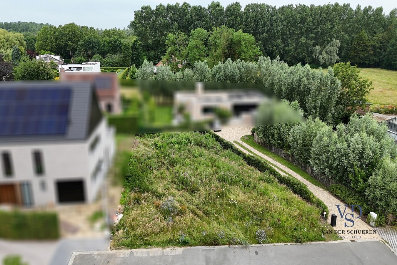 Bouwgrond in rustige, residentiële verkaveling. 