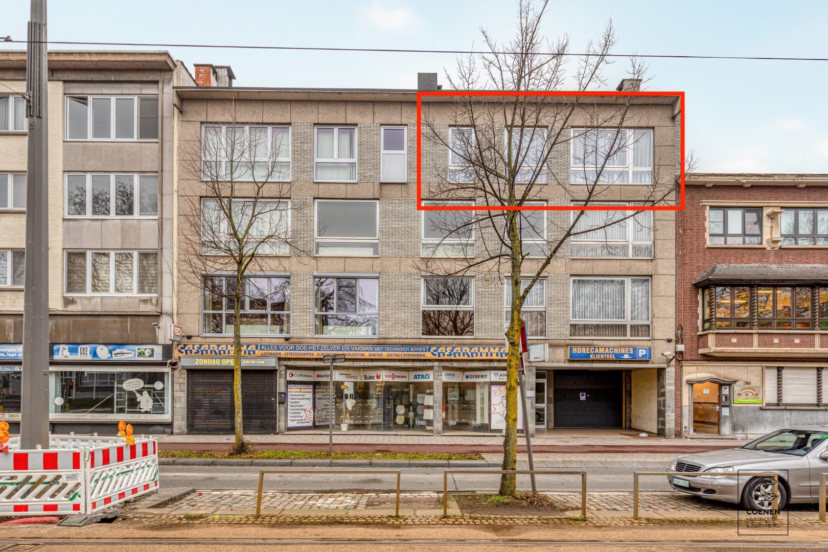 Ruim, lichtrijk appartement van 124 m² en twee slaapkamers te Antwerpen! 