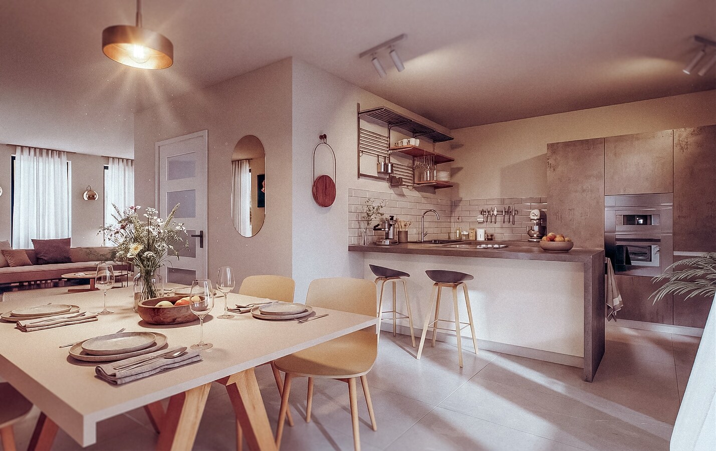 Nieuwbouwwoning gelegen op een perceel van 538 m2. 