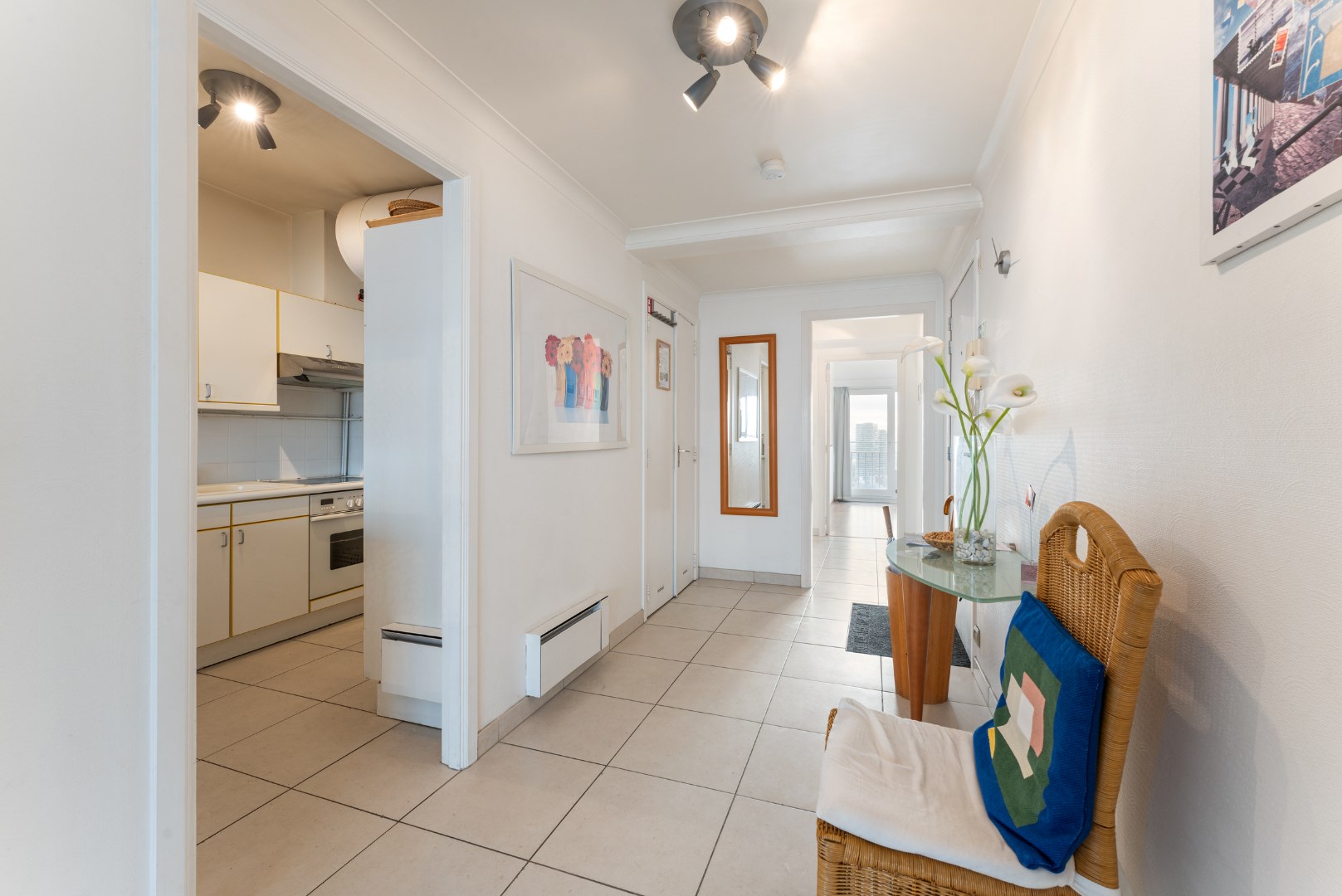 Appartement de vacances au centre d'Ostende avec une vue imprenable sur la mer et la ville 