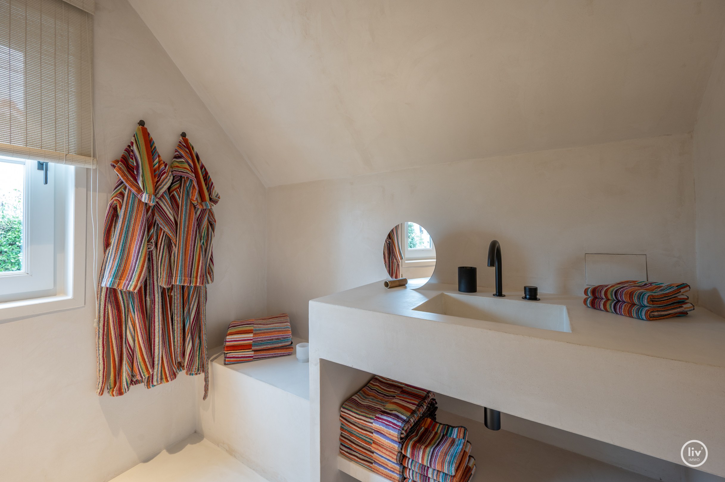 Exclusieve koppelvilla met verfijnde afwerking op toplocatie in het Zoute 