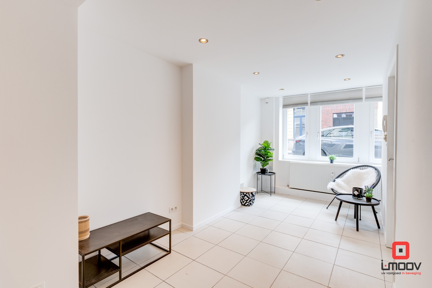 Prachtig 1-slaapkamerappartement op het gelijkvloers in een historisch herenhuis, gelegen vlakbij Dok Noord 