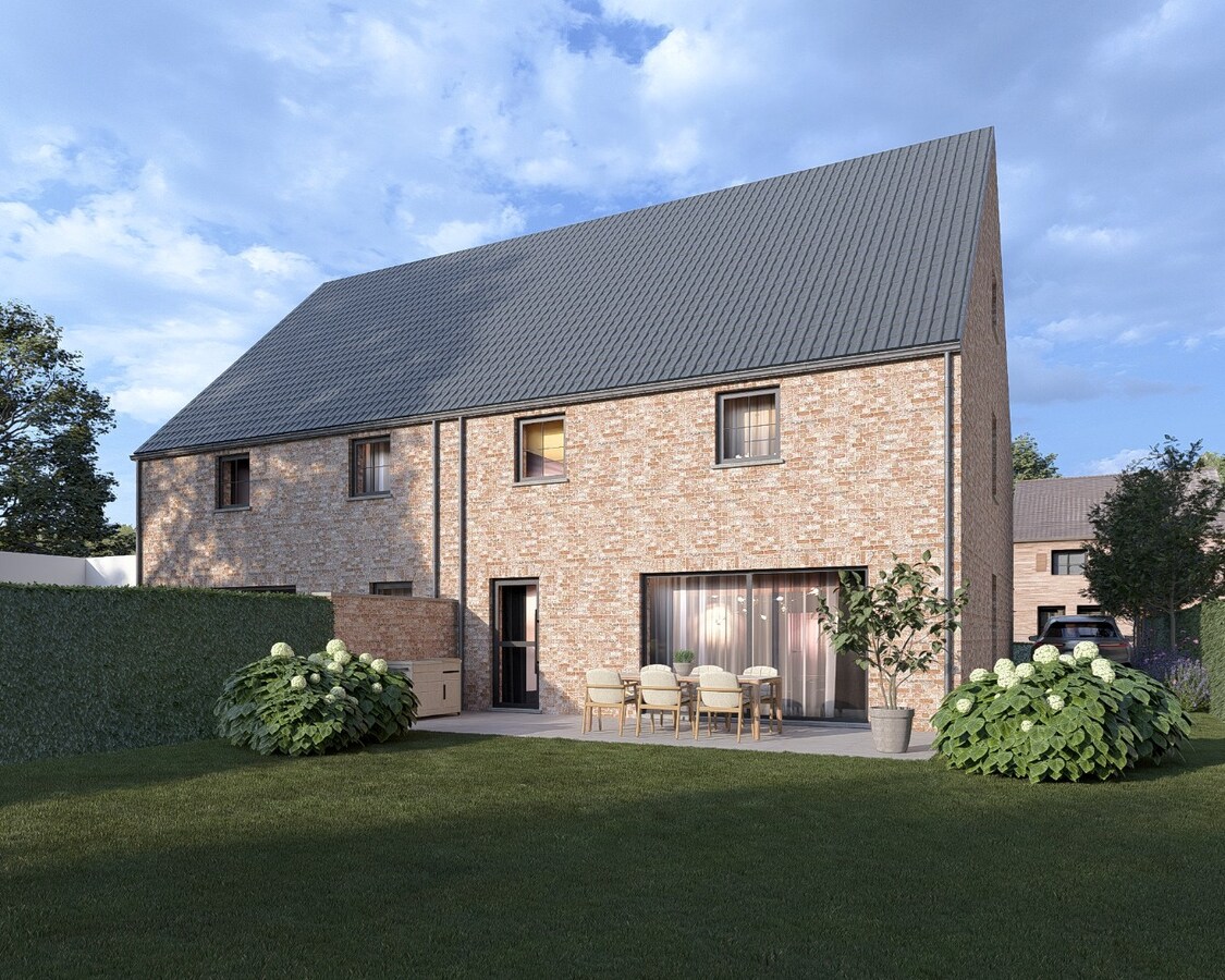 BEN-nieuwbouwwoning (CASCO) op een perceel van 04a70ca op een rustige locatie te Neeroeteren! 