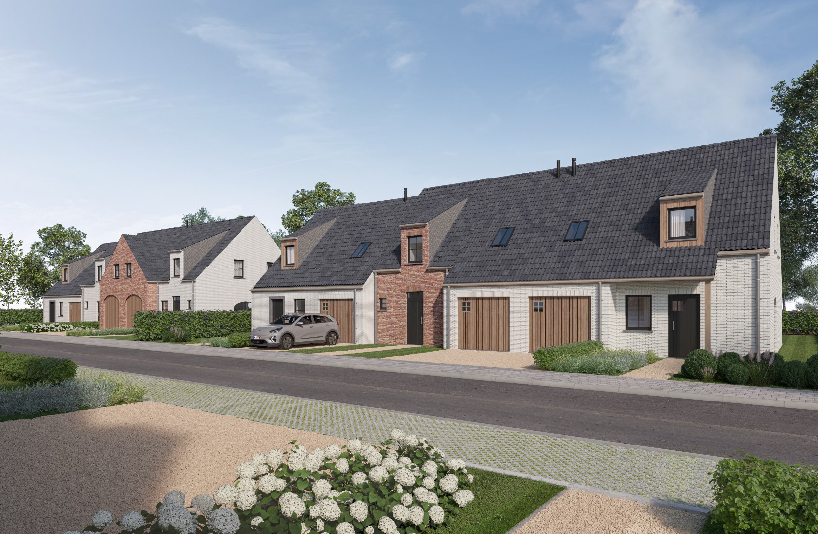18 Bijna-EnergieNeutrale nieuwbouwwoningen te Wielsbeke 