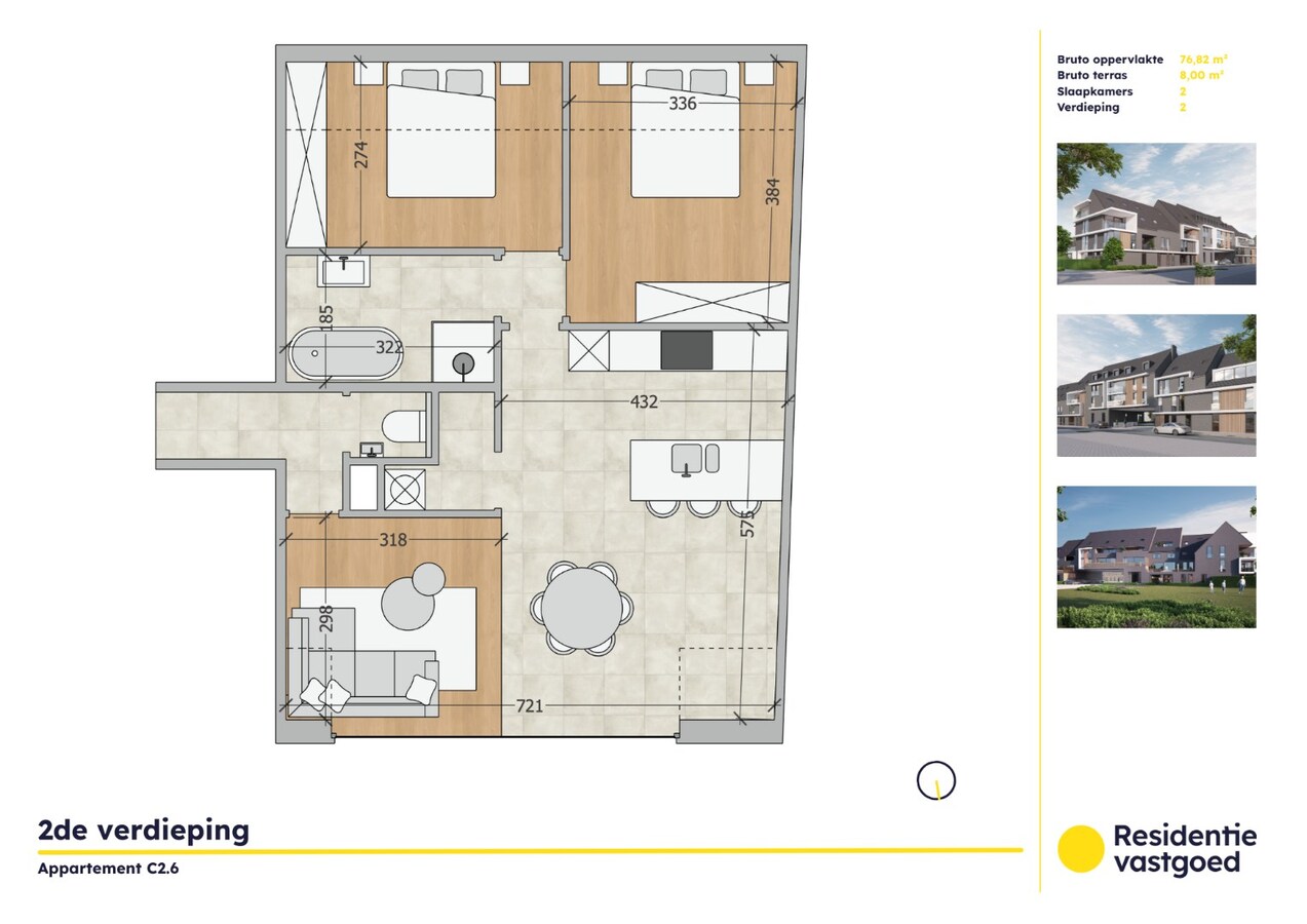 Te koop appartement - Oudenburg