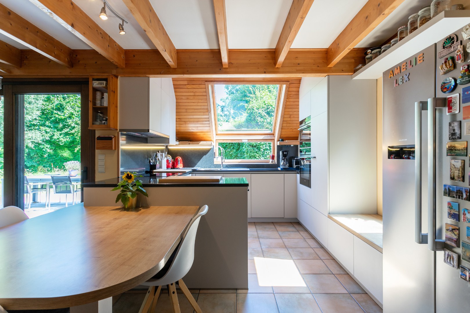 Ruime woning gelegen in een groene omgeving 