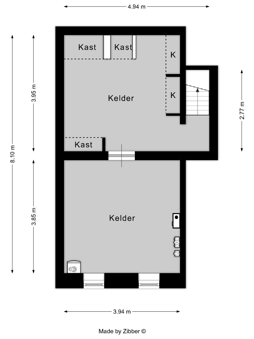 Prachtig herenhuis met 4 slaapkamers, 2 badkamers in Leuven centrum - EPC 77Kwh/m² 
