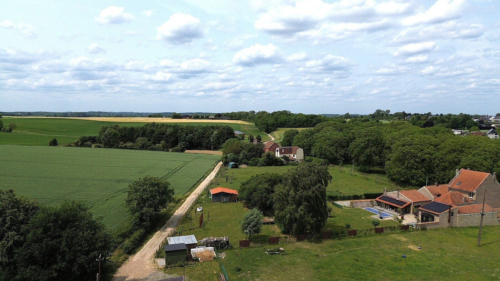 Prachtig perceel voor OPEN BEBOUWING te Kumtich 