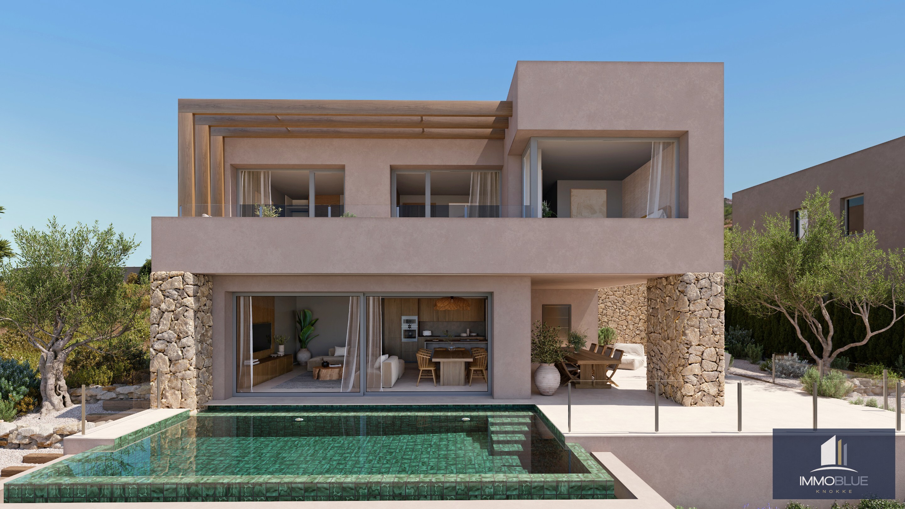 Rustige villa tussen de bergen en de wijngaarden. 