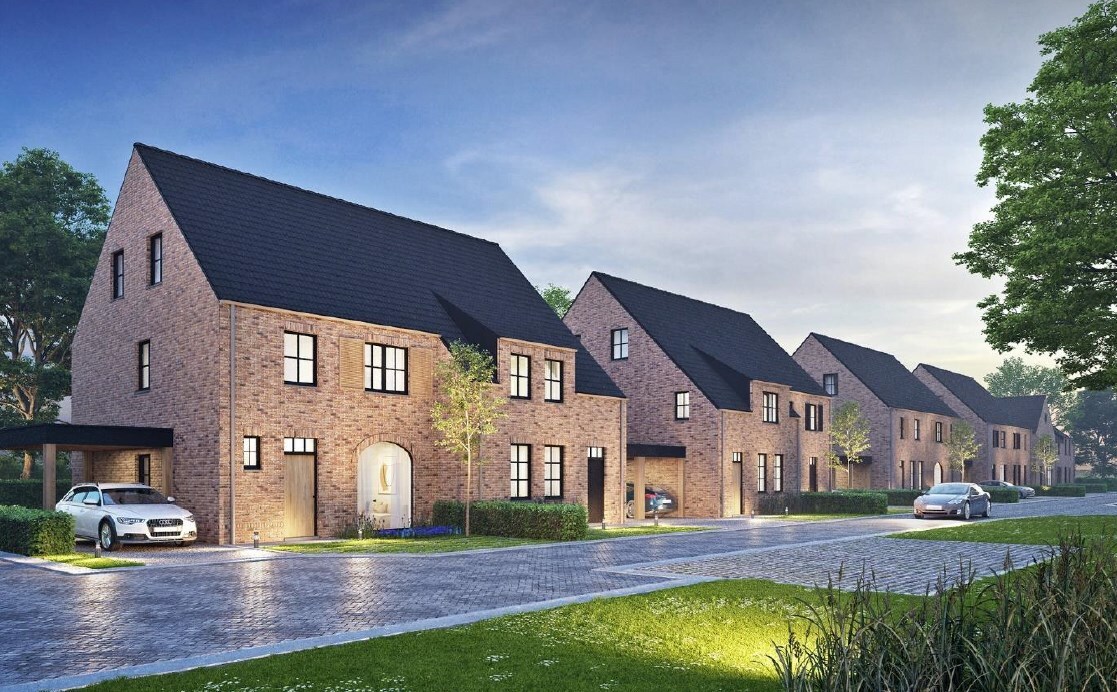 4 vrijstaande &amp; 12 halfvrijstaande BEN-woningen op een steenworp van de Nederlandse grens! 