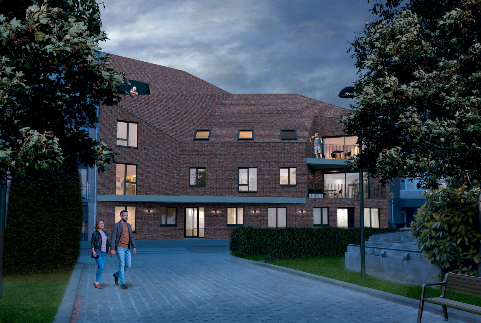 Nieuwbouwresidentie in centrum Gistel 