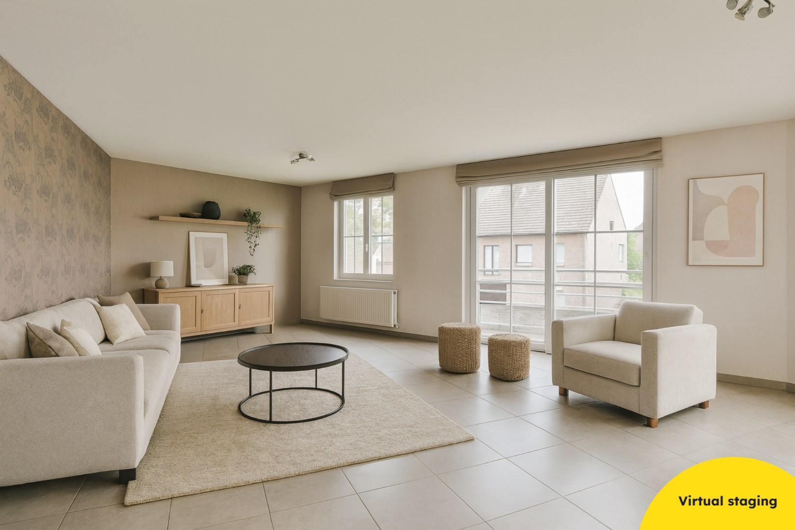 Instapklare duplex (130 m²) in het hart van Eernegem 