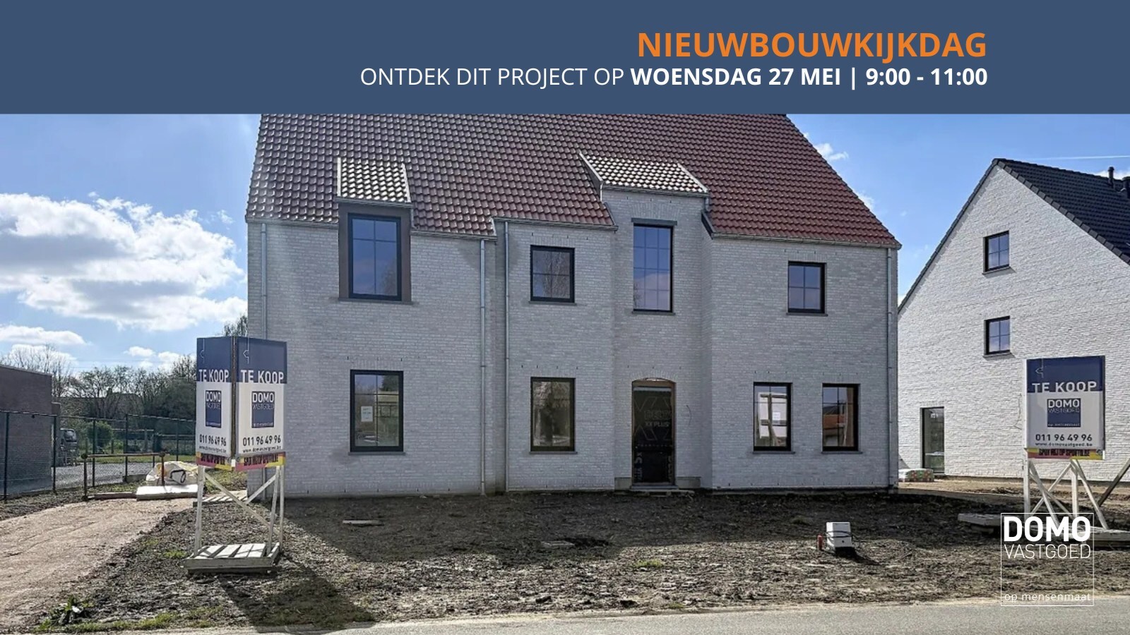 Energiezuinig nieuwbouwproject in het centrum van Kermt. 