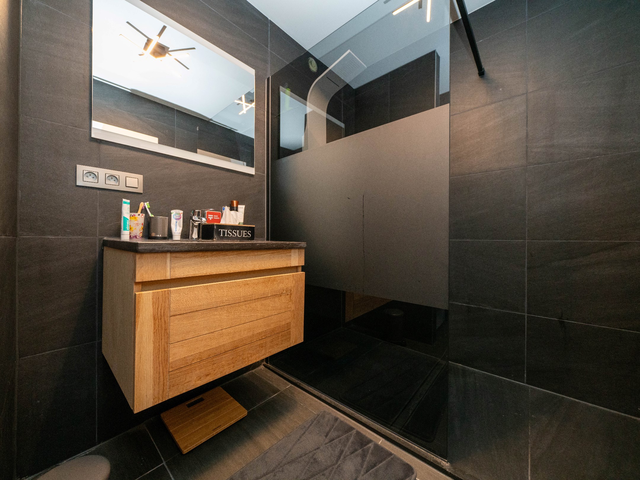 Ruim 2 kamer-appartement met dubbele garage en kelder 