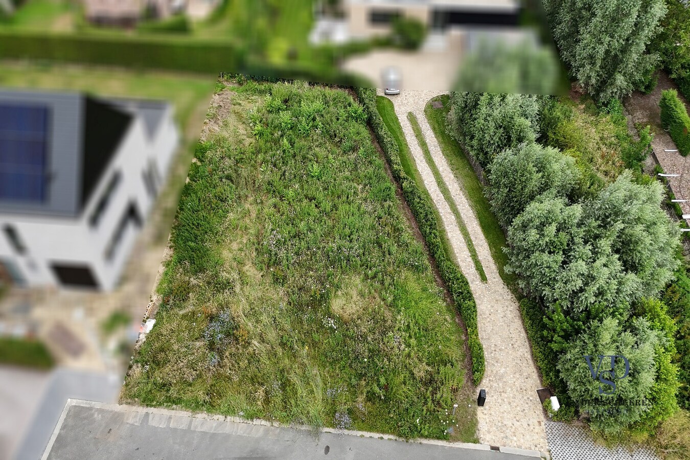 Bouwgrond in rustige, residentiële verkaveling. 