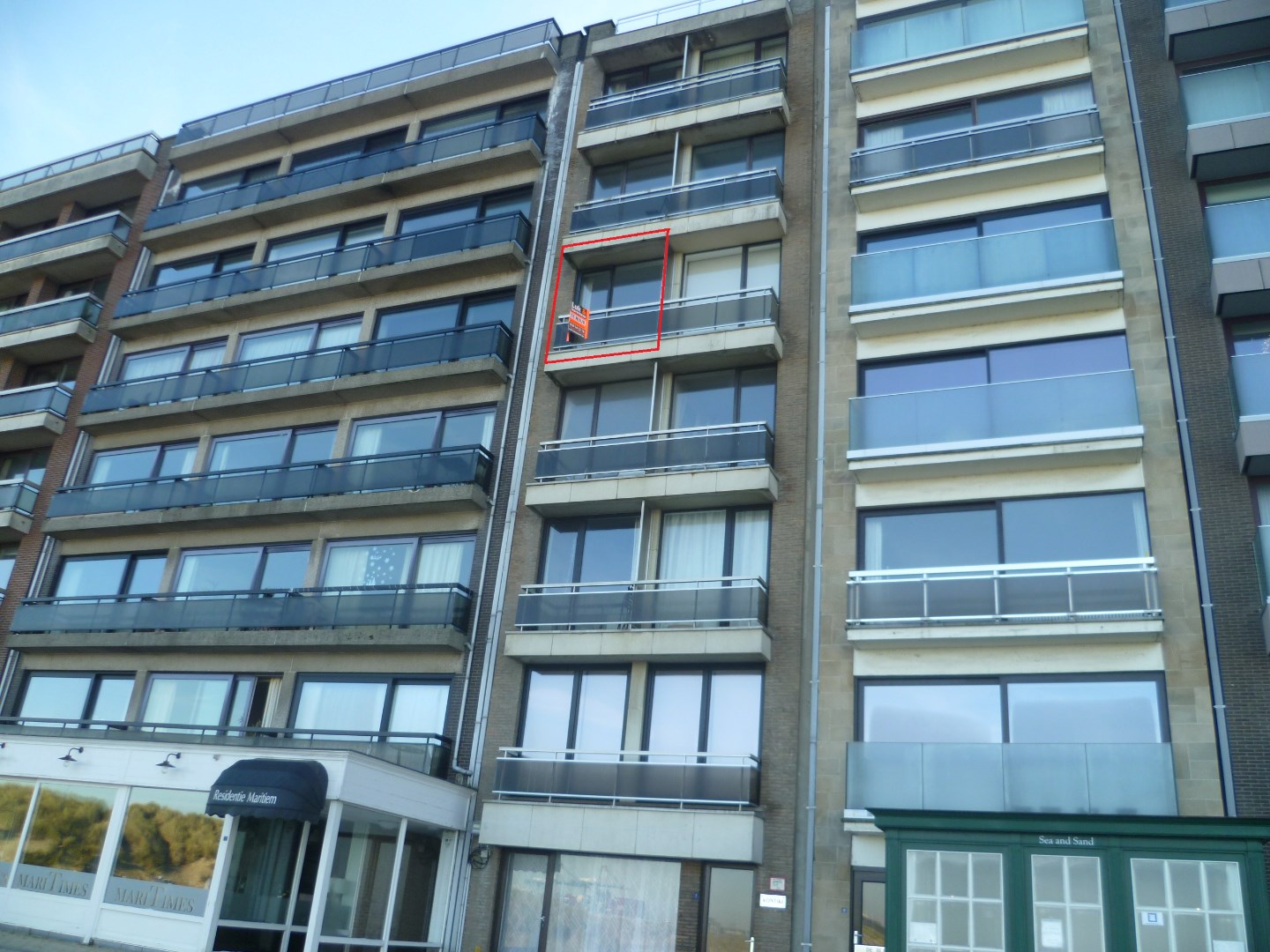 Gezellige appartement met zeezicht, 