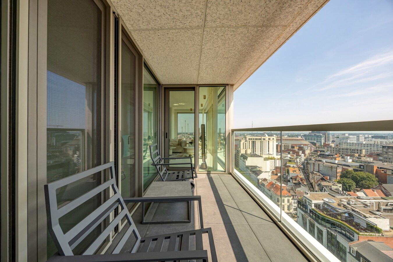 Exclusief wonen in Antwerp Tower | Luxueus appt. met 3 slpk en 2 terrassen! 