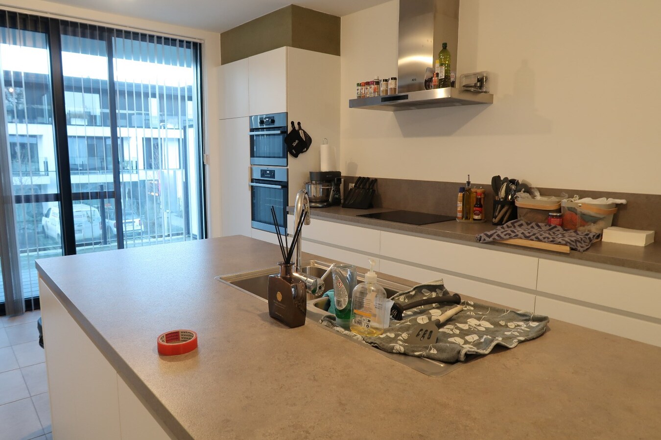 Nieuwbouwappartement in een groene zone met Garagebox 