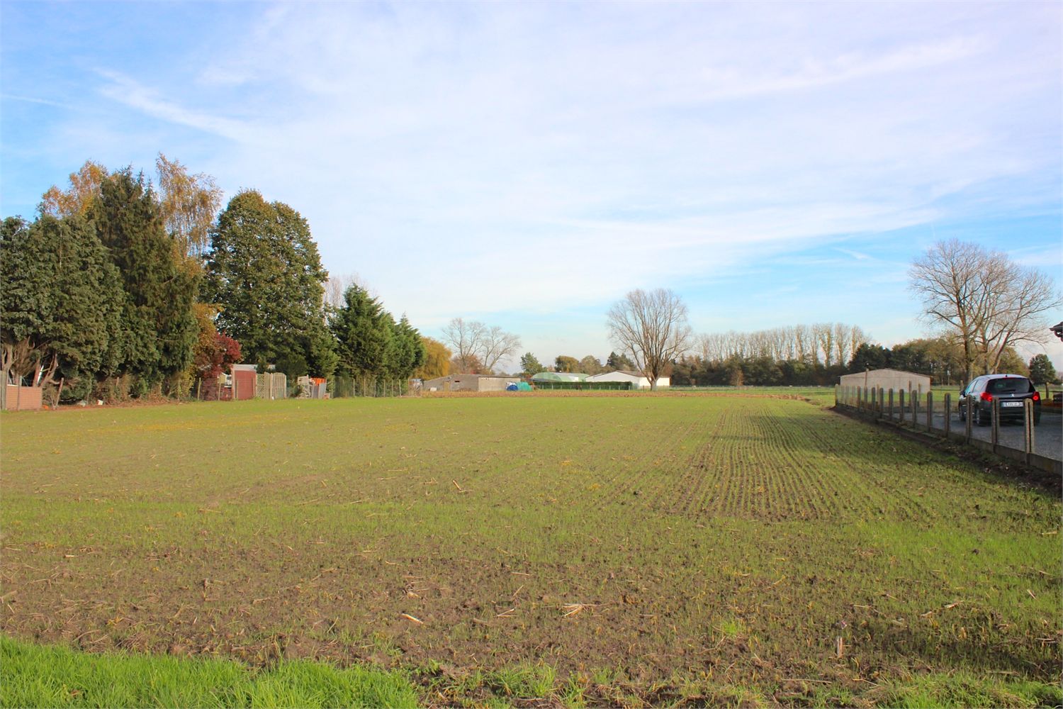 Prachtig perceel bouwgrond te Kruishoutem 