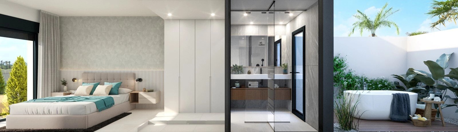 Nieuwbouw residentie aan de voorkant van de La Serena golfbaan in Los Alcázares 